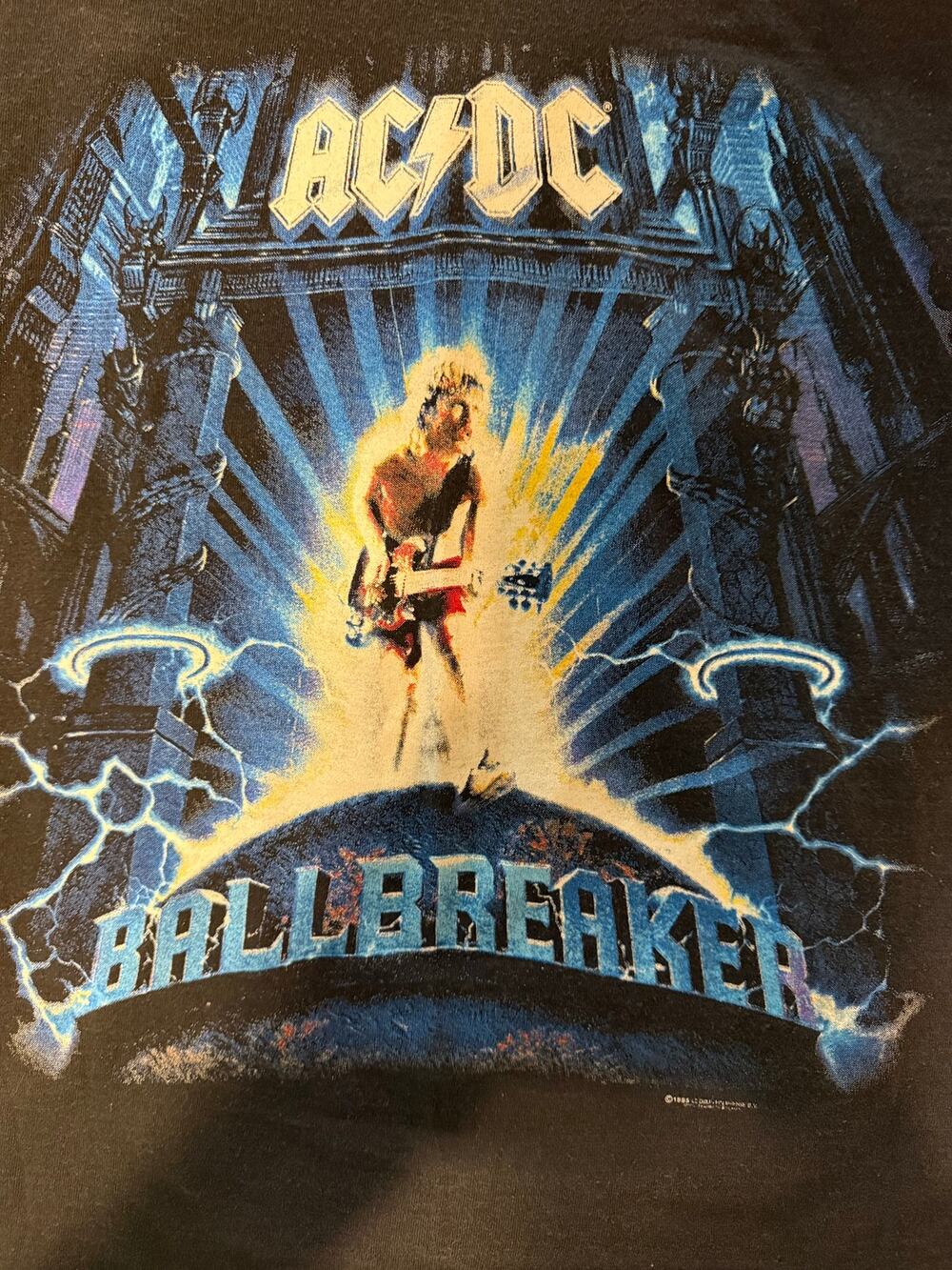 Vintage 1996 AC/DC Ballbreaker World Tour T Shirt XL Brockum USA